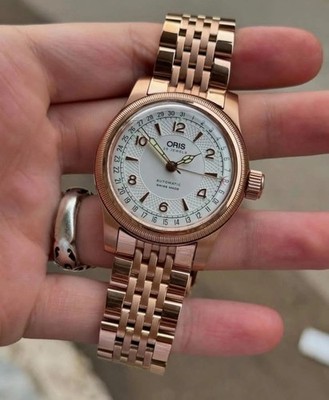 Oris Big Crown Pointer Date Automatic Rose Gold Men's Watch