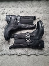 A.S.98 /Airstep/ Novasuper Nero Santiago Stiefel mit einer vom Cowboy -Stil