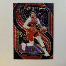 2024-25 Select #109 RJ Barrett Red Wave Prizm Premier Level Raptors