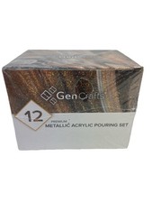Metallic Acrylic Pouring Paint 12 Colors Pre Metallic 12 x 60ml 2 fl oz 
