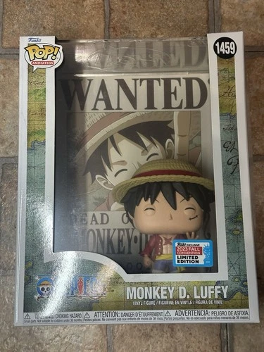 Funko Pop! One Piece Monkey D. Luffy Wanted Poster #1459 NYCC Shared Exclusive