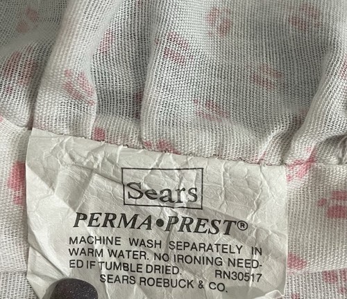 Vtg 1980’s Strawberry Shortcake Set Of 2 Pillow Shams Ruffled Quilted Sears READ - Picture 5 of 23