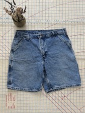 Carhartt Jean Shorts Carpenter Denim Size 36 Workwear B29
