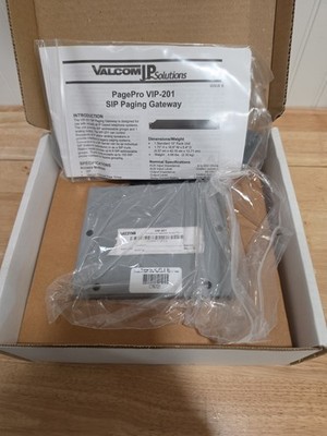 Valcom VIP-801A SIP VoIP Paging Adapter IP Audio Gateway Interface