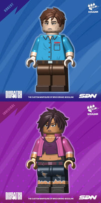Soulink Robert & Invisible Woman Custom Minifigure Set Dispatch