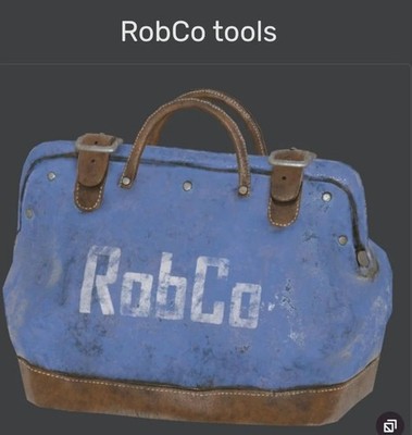 FALLOUT 76   RARE Displayable RobCo Tools Bag Misc PS4/PS5