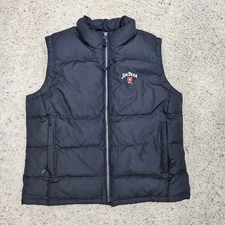 Jim Beam North End Down/ Feather Black Puffer Vest Women’s Size Large