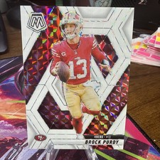 2025 Mosaic Brock Purdy White Prizm 2/25 49ers