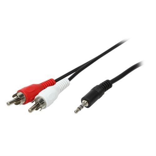 LogiLink CA1043 Anschlusskabel Audio 5m Stereo Stecker auf 2x Chinch Stecker 2090₽