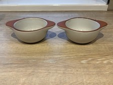 JAMIE OLIVER 2 Small Terracotta Tapas/Dipping Bowls GREAT COND Set of 2