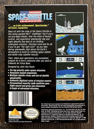 Space Shuttle Project Complete in Box CIB (Nintendo, NES 1991) HTF 🔥 - Picture 8 of 18