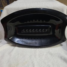  Ceramic Ashtray Black  13"×8" inch