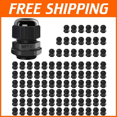 #ad #ad Nylon Joints Cable Connectors 100 Pack Black $63.99