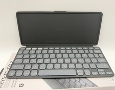 Logitech KEYS-to-GO 2 Portable Bluetooth Tablet Keyboard, Built-in Cover, Black