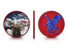 2026 American 1 Oz Silver Eagle Space Red with Blue Holo 250th with Color