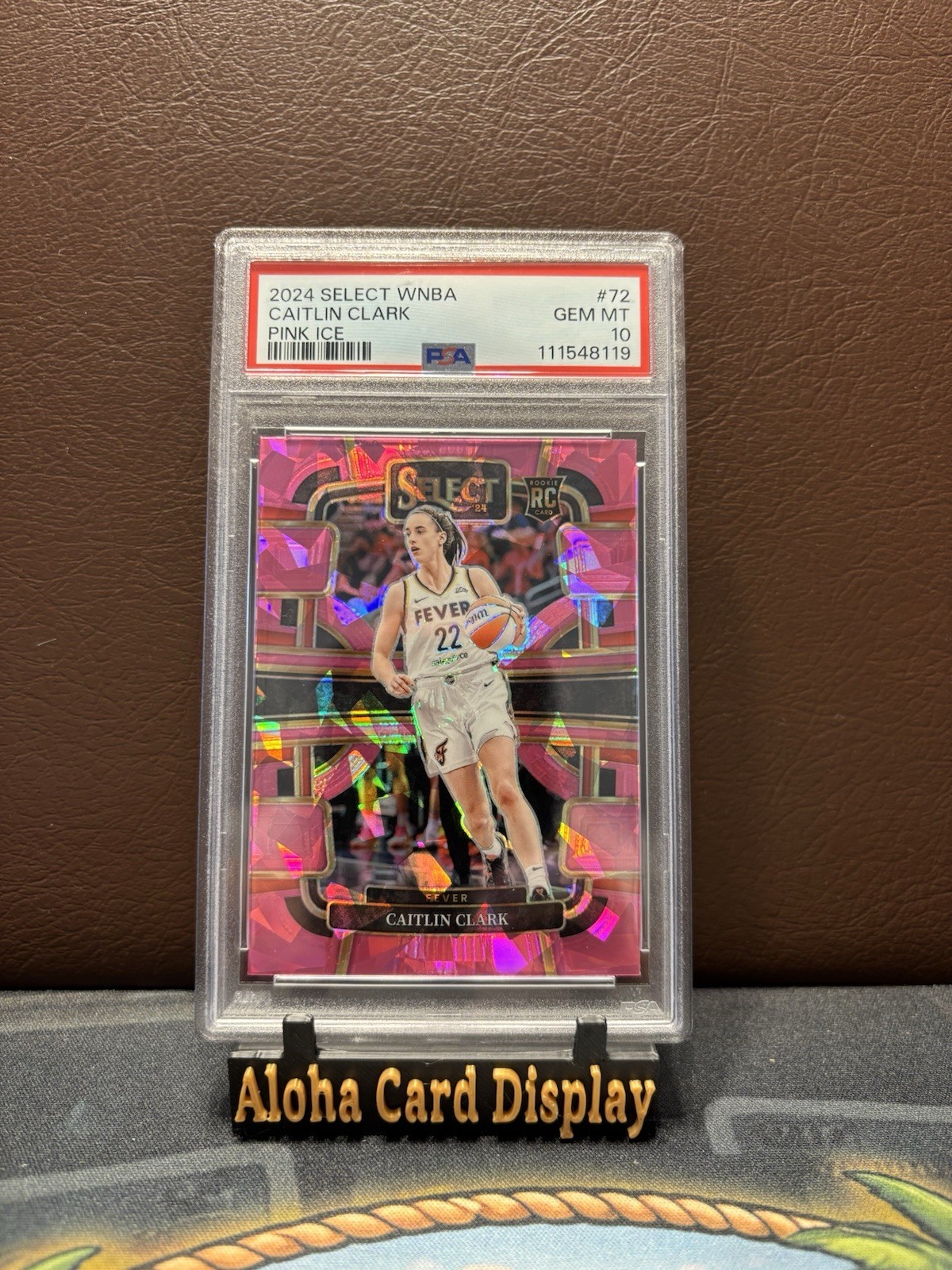 Caitlin Clark 2024 Select WNBA #72 Concourse Pink Ice Price Guide