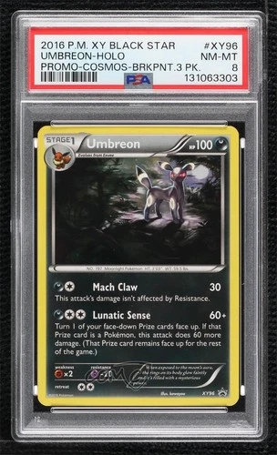 Umbreon Pokémon XY Black Star Promo PSA 8