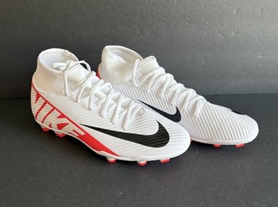 Nike Mercurial Superfly 9 Club MG Mens DJ5961-600 White Red Soccer Cleats Size 7