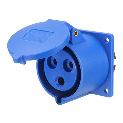 32A 3 Pin CEE Flush-mounted Sockets 220-240V 2P+E IP44 Flush-mounted Socket