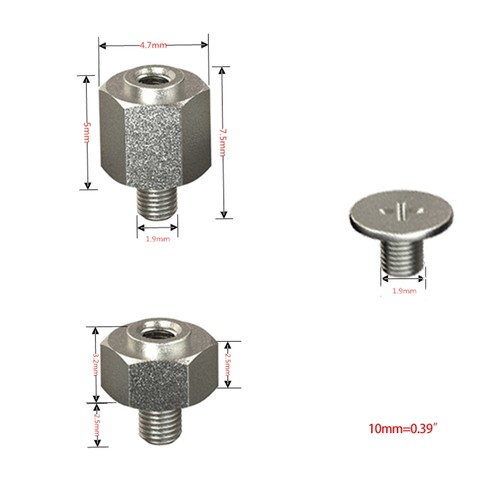 New Set for M.2 Support Standoff Screw SSD Mounting Kit for Motherboard Ha - Afbeelding 5 van 8