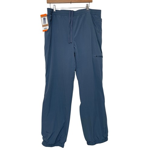 Eddie Bauer Women's Plus Size 16 Blue Fleece Lined UPF 50 Water Repel Pant NEW