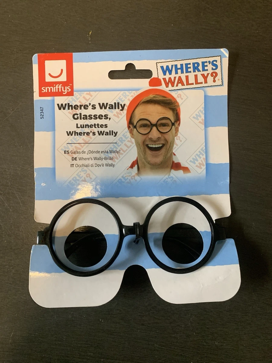 Where’s Wally Nerd Style Costume Glasses for Adults - Set Of 2
