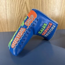 Scotty Cameron 2013 Custom Shop Orange Wave Golf Blade Putter Head Cover EUC