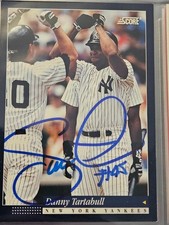 1994 Score DANNY TARTABULL Yankees In-Person Signed  AUTO