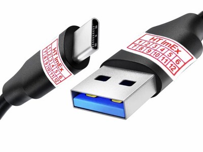10Gbps USB-A 3.2 auf USB-C Anschluss Ladekabel komp. für Honor X6c 6GB/128GB