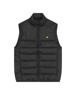 Lyle and Scott Wadded Gilet Weste Herren schwarz 46921