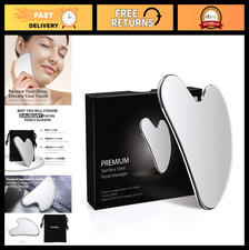 Stainless Steel Gua Sha Tool for Face  Body Massage - Skin Tightening  Care Gi