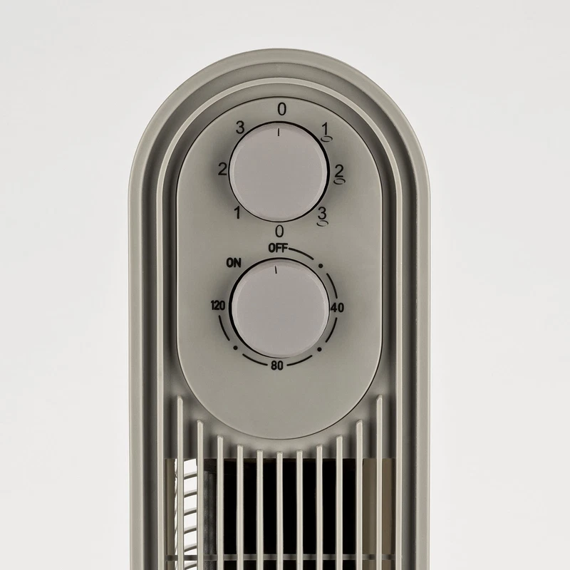 Ventilatore a Torre 80 cm Ventolino Aria Fredda Oscillante 3 Velocità Silenzioso, fotografia 9 di 10