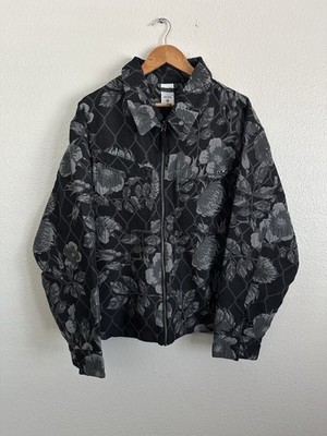 Nike Devin Booker Repel Floral Jacket Athletic Woven FN2672-010 Men s Size Large