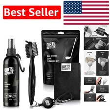 Golf Club Cleaning Kit with Groove Cleaner, Brush  Towel - 4 Fl. Oz