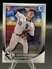 2025 Bowman - Rookie Red RC Variation Drew Thorpe #8 Sp Rookie Red Rc Chrome...