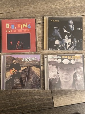BB King Stevie Ray Vaughan Bob Seger CD Lot Classic Rock Blues