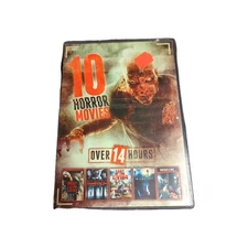 10 Horror Movies (DVD) NIGHT OF THE LIVING DEAD, ZOMBIE DEAREST, I AM OMEGA