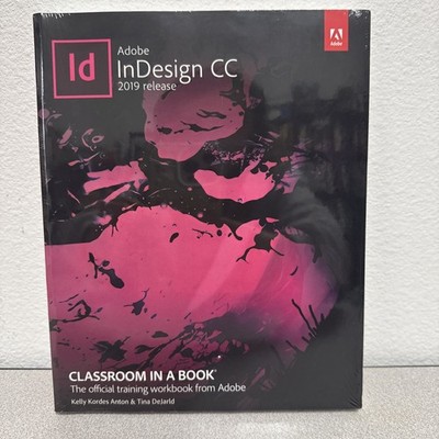 SEALED NEW Adobe InDesign CC Classroom in a Book (2019 Release) - Paperback