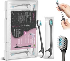 5-in-1 Travel Toothbrush, Disposable Toothbrushes with Toothpaste, Floss, Too...