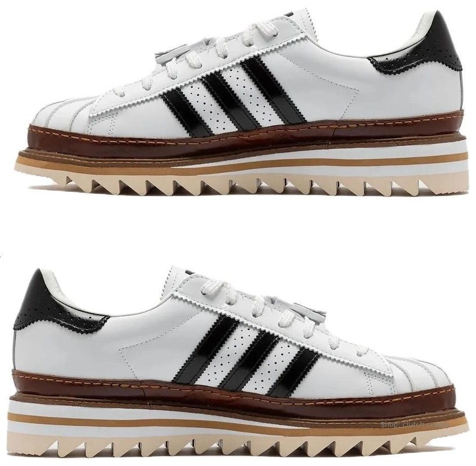 Size 11 - CLOT x adidas Superstar White Black for sale online | eBay