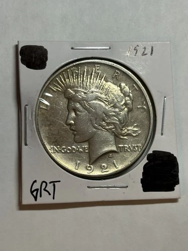 1921 $1 Silver Peace Dollar XF High Relief Key Date