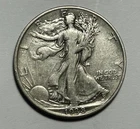 1938 D WALKING LIBERTY HALF DOLLAR VF
