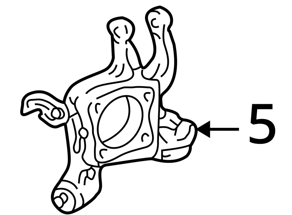 SE ADAPTA A PONTIAC VIBE KNUCKLE RR SUSP 2003-2006 88970101 - NUEVO FABRICANTE DE EQUIPOS ORIGINALES 88970101 Foto 3 de 3