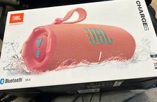 JBL Charge 6 Portable Waterproof Bluetooth Speaker with Carrying Strap Pink
