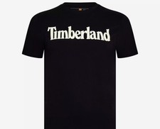 Timberland Word Mark Logo Mens T-Shirt Size Medium