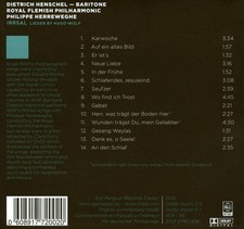 IRRSAL: LIEDER BY HUGO WOLF WITH DVD NEW CD