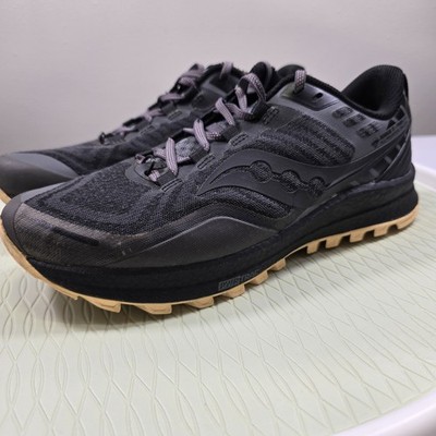 Saucony Xodus 11 S10638-45 Trail Athletic Sneakers Womens 10 Black Gray Traction