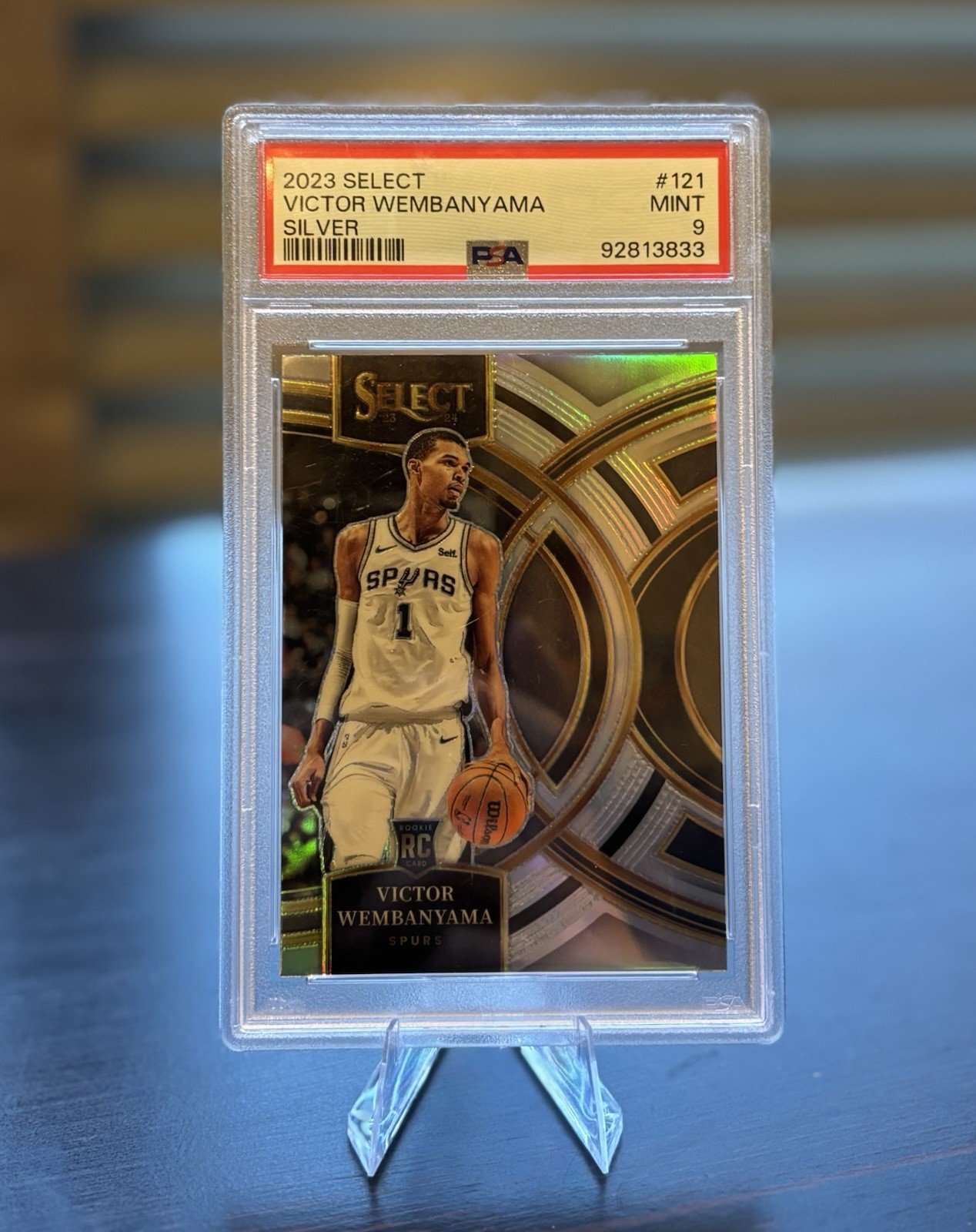 2023-24 Panini Select - Premier Level Victor Wembanyama #121 Silver Prizm (RC)