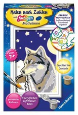 Malen nach Zahlen CreArt - Wolfsportrait