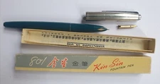 Kin Sin  801 vintage Fountain Pen, boxed, 12K Gold nib